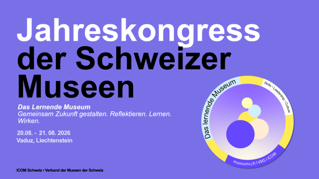 Lukas Fischer spricht auf dem Jahreskongress 'Das lernende Museum'